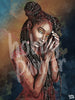 Schilderen op nummer Afrikaans Digitaal Portret