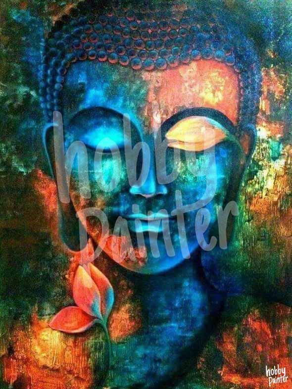 Diamond Painting Buddha religion voorbeeld Hobby Painter