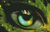 Afbeelding laden in Galerijviewer, Diamond Painting Het groene oog eindresultaat Hobby Painter