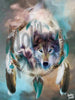 Diamond Painting Wolf dromenvanger voorbeeld Hobby Painter