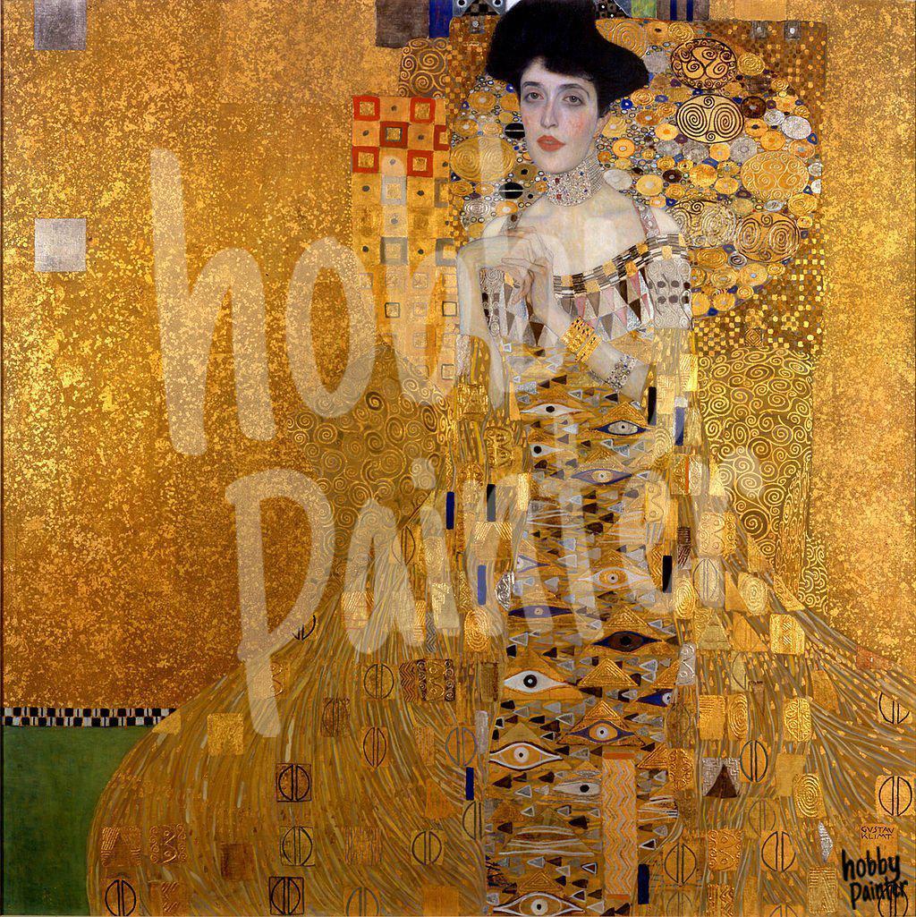 Schilderen op nummer Gustav Klimt voorbeeld Hobby Painter