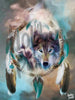Schilderen op nummer Wolf dromenvanger voorbeeld Hobby Painter